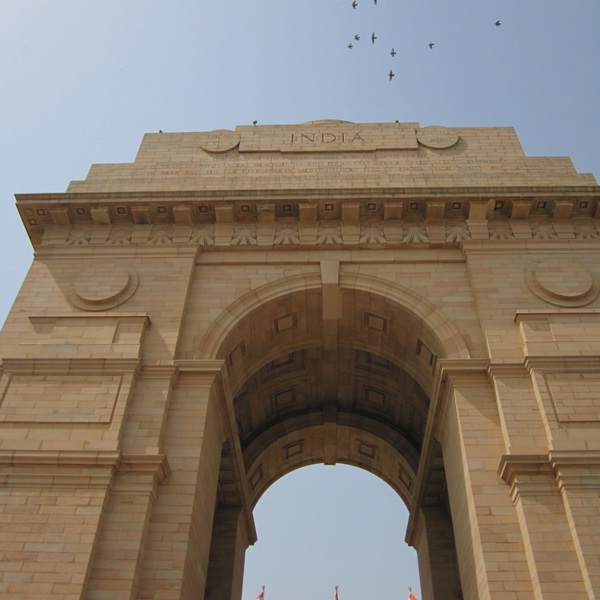 rejse til indien og se india gate