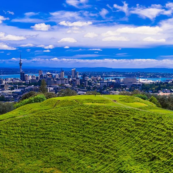 Auckland er bygget på vulkaner, Auckland, New Zealand