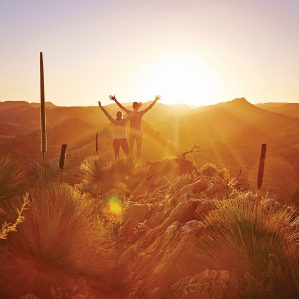 Outbacken omkring Flinders Ranges, South Australia, Australien