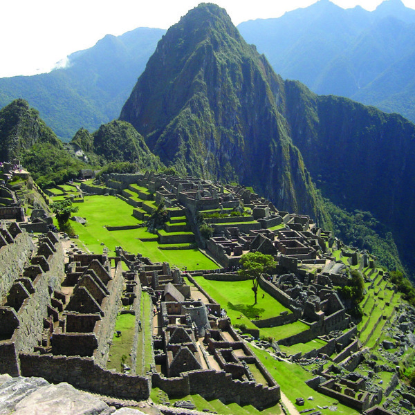Machu Picchu med tog