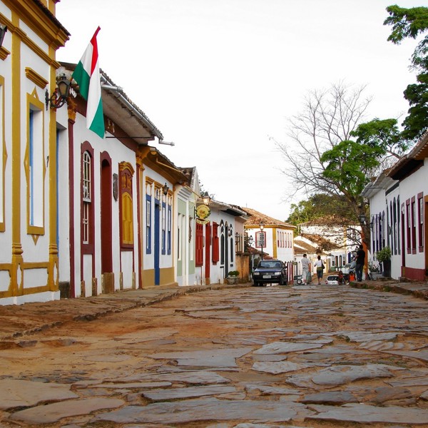 Smuk gade i Tiradentes