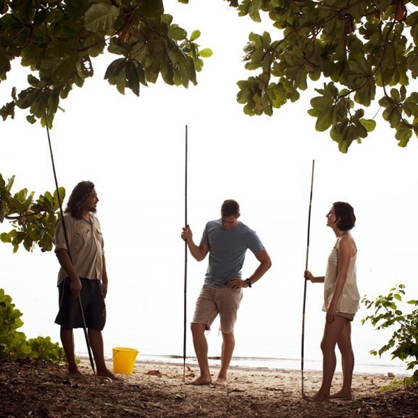 PÃ¥ tur med de lokale aboriginere, Port Douglas, Australien