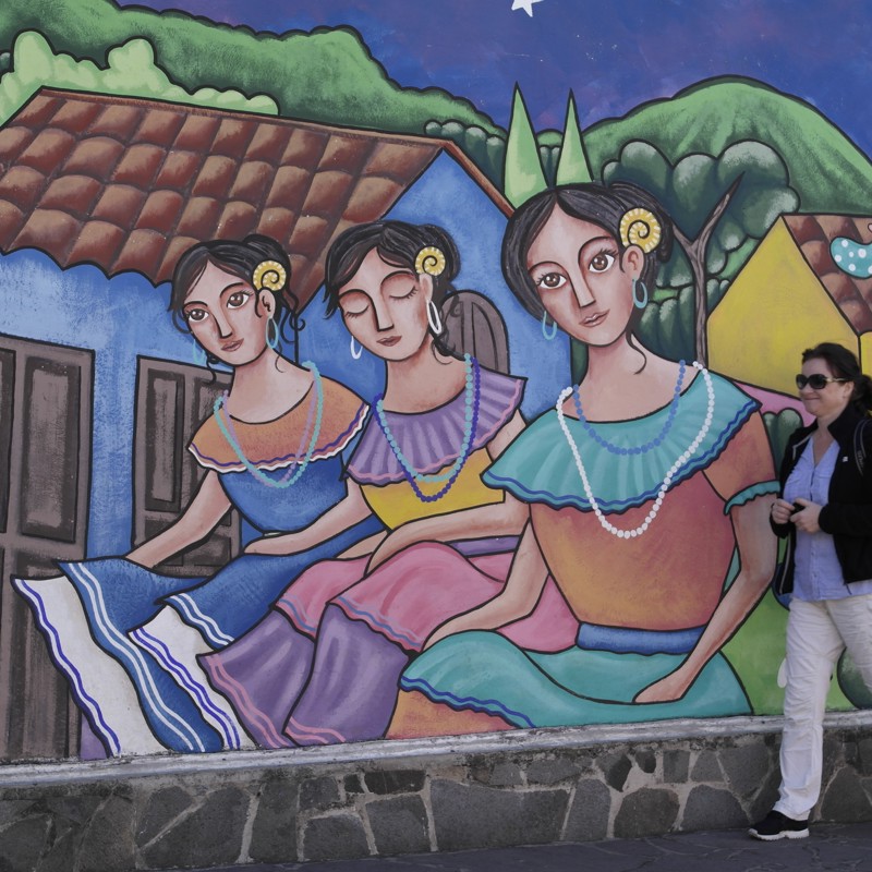 Smuk vægmaleri, El Salvador