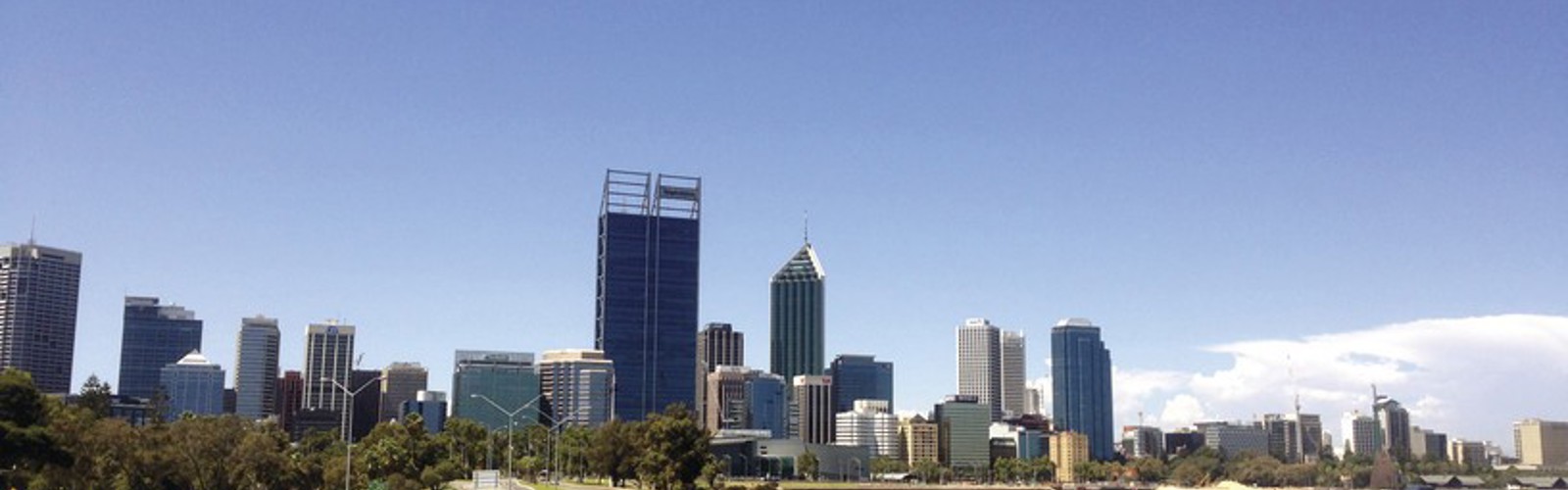Perth, skyline, Australien