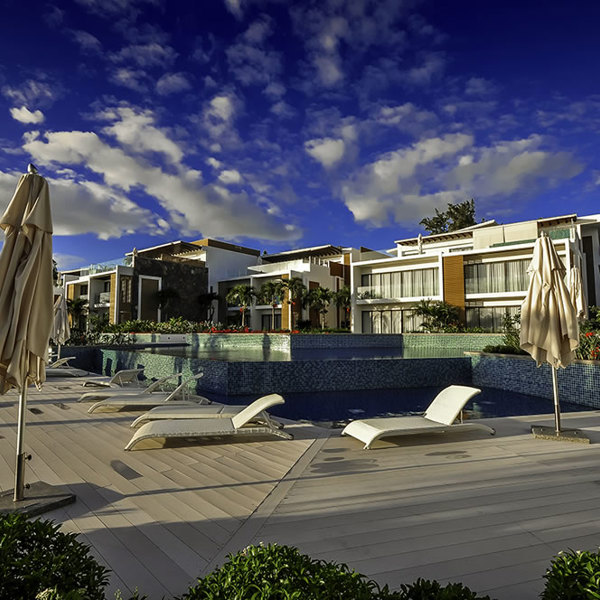 Der er pool til rådighed på Cap Ouest