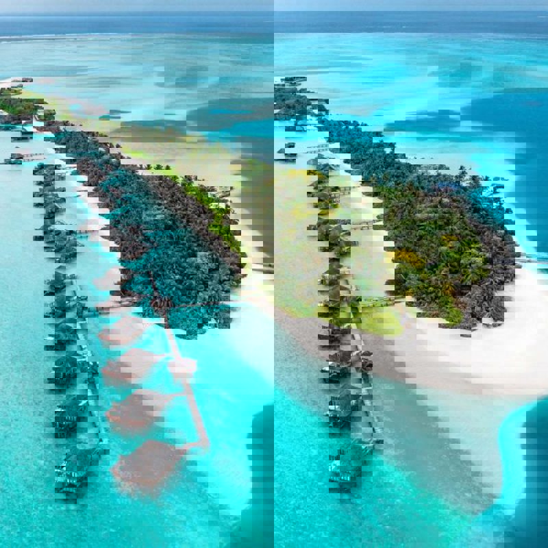 Rangali Island med drone