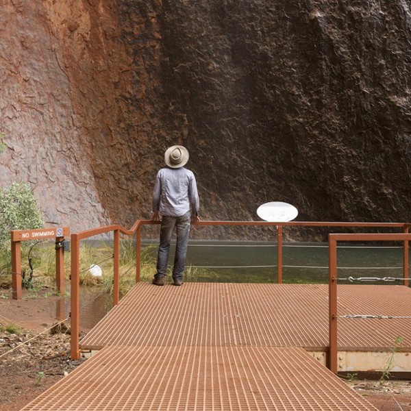 Boardwalk ved Ulruru, Australie