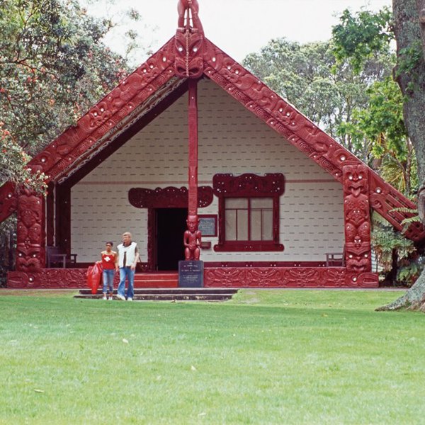 Maorihus, Waitangi, Paihia, Northland, Bay of Islands, New Zealand