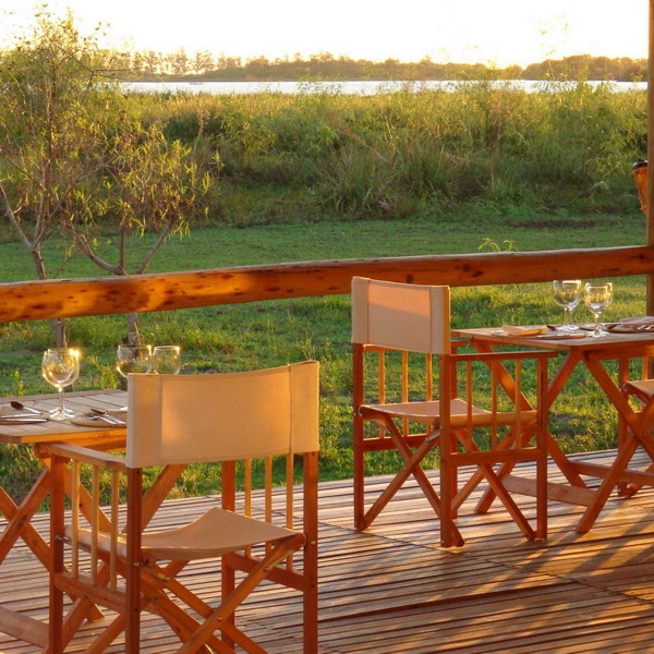 Udsigt til søen på veranda