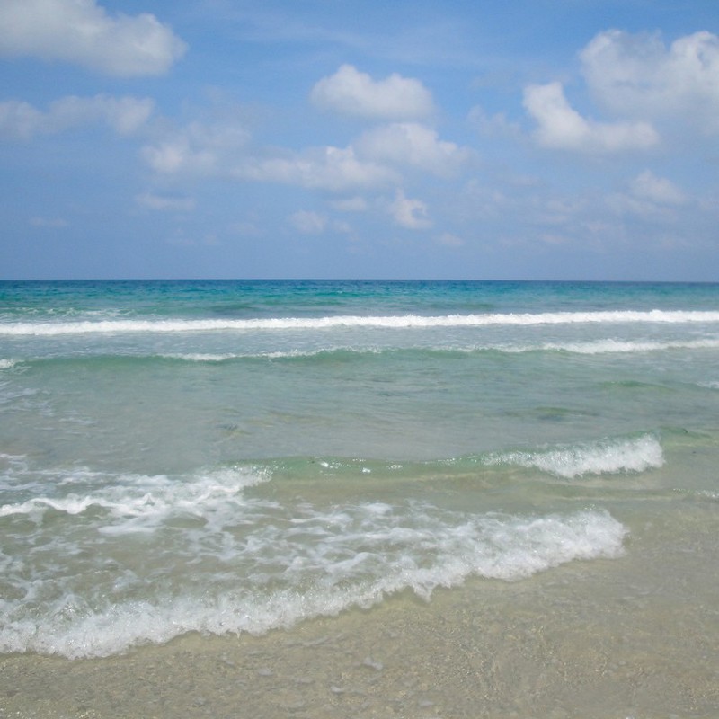 Krystalklart vand på Koh Samet, Thailand