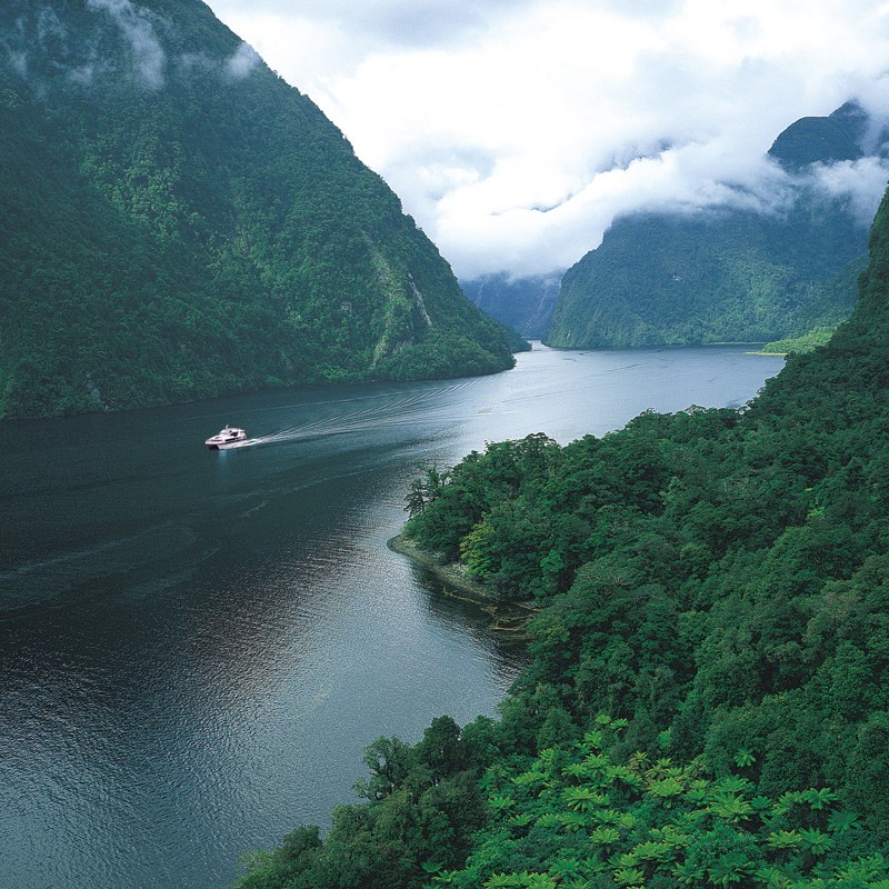 Flot sejlads på Doubtful Sound