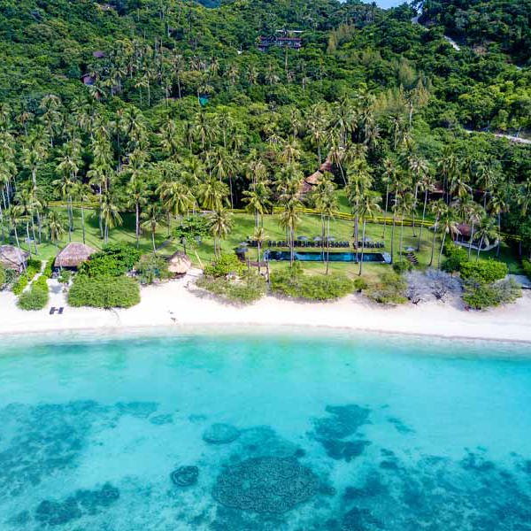 Krystalklart vand, Koh Tao