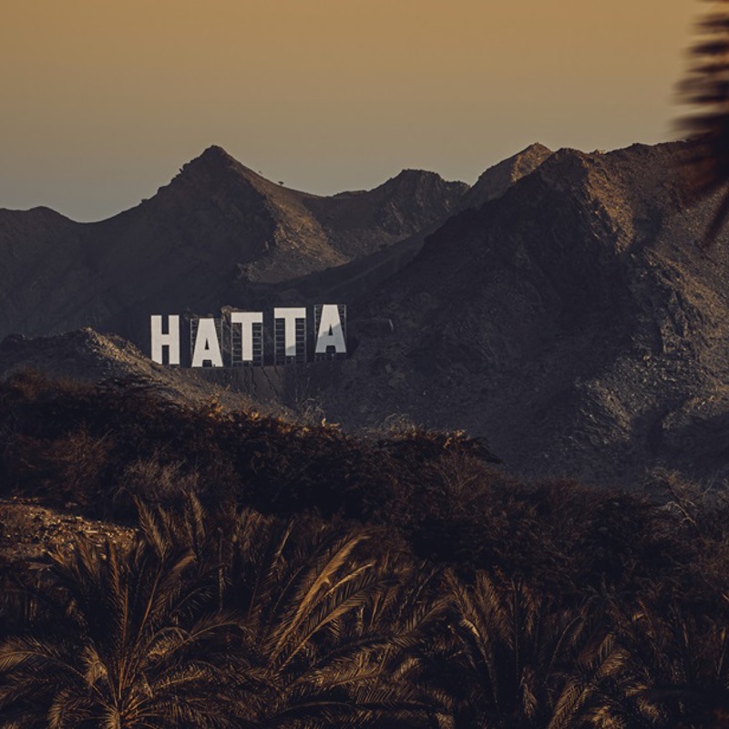 Hatta skilt Dubai