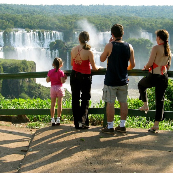 Iguazú faldene set fra Brasilien