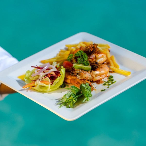 Hvad er der til middag på Embudu Village i Maldiverne