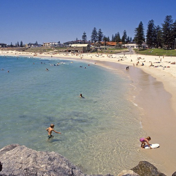 Cottsloe Beach ved Perth, Australien