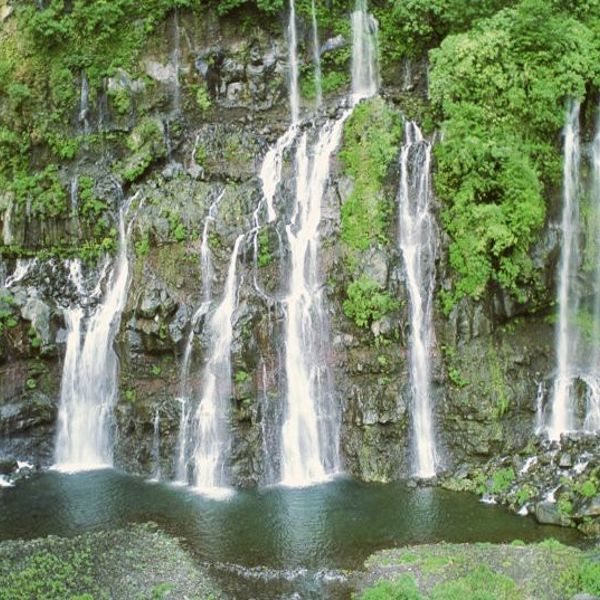 Vandfald på La Reunion
