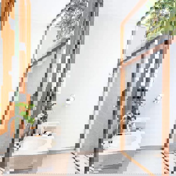 Beach Villa badeværelse på Conrad Rangali Maldiverne