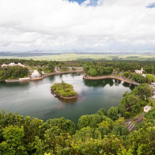 Ganga Talao - naturlig sø i det centrale Mauritius