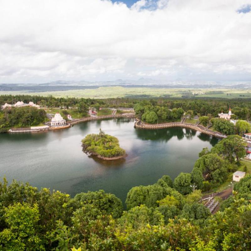 Ganga Talao - naturlig sø i det centrale Mauritius