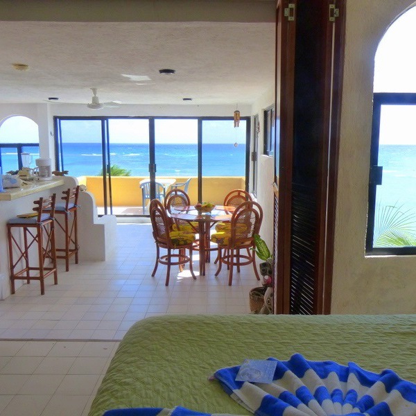 Lejlighed med udsigt over havet