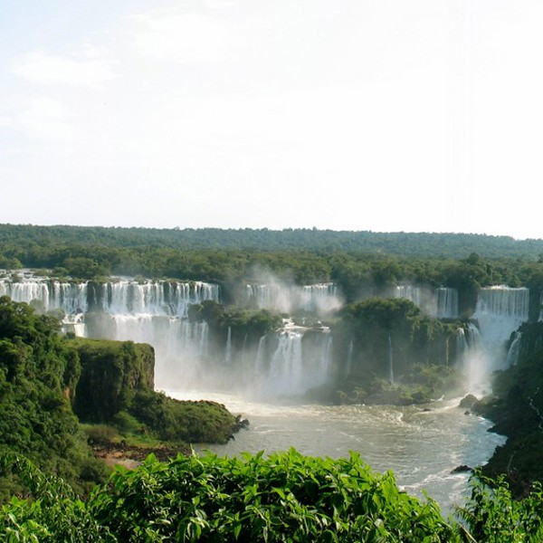 Iguazú faldene set fra Brasilien