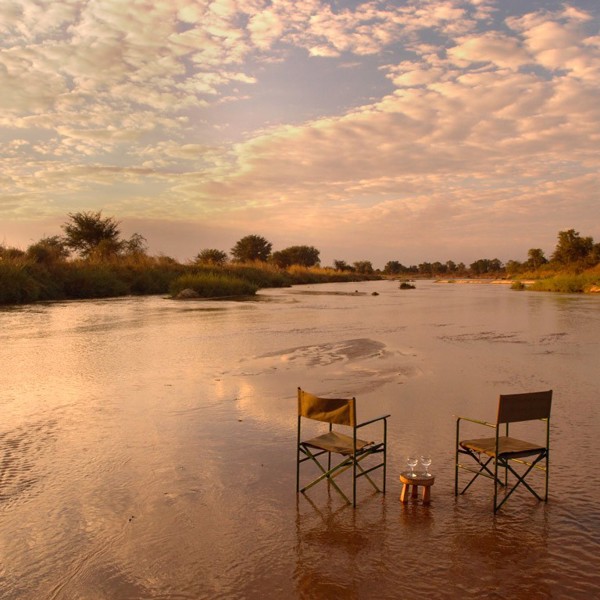 Solnedgang, Mwaleshi, Zambia