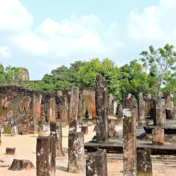 Ruinkompleks ved Polunnaruwa, Sri Lanka