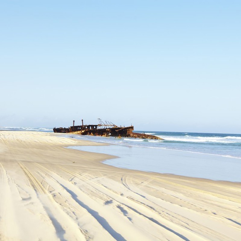 Maheno Wreck, Fraser Island, Australien
