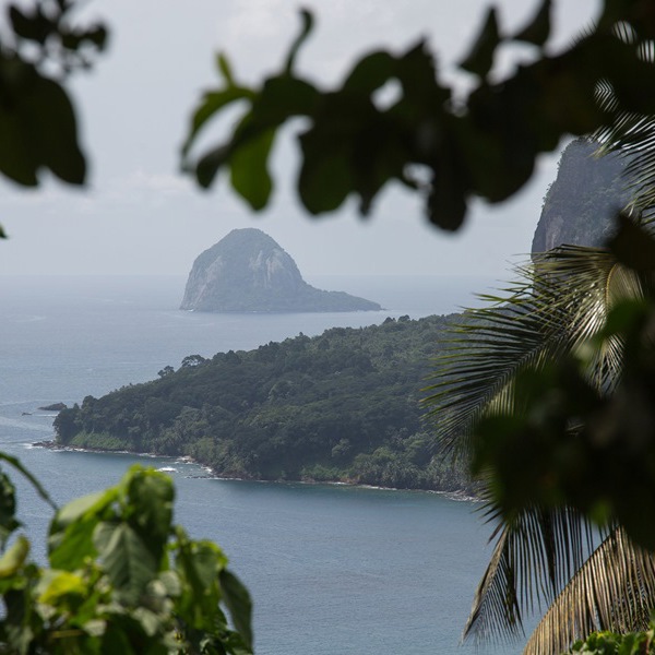 Udsigt over ø og vand