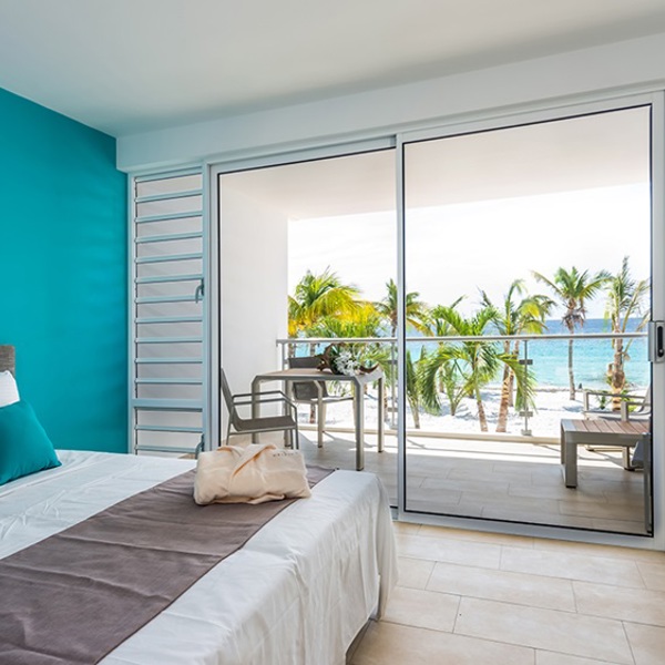 Værelse med balkon og udsigt i Bonaire