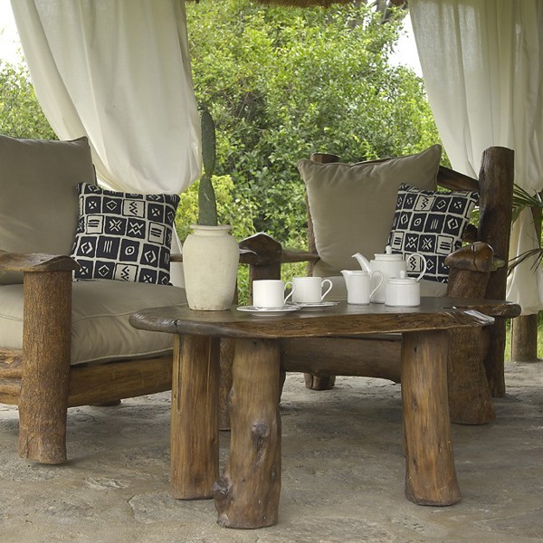 Verandaen på Mbweha Camp, Kenya