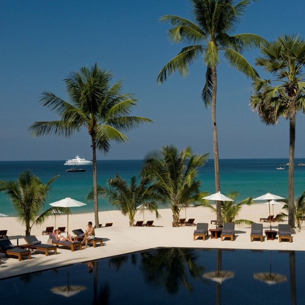 Poolen med den dejligste udsigt, The Surin, Phuket, Thailand