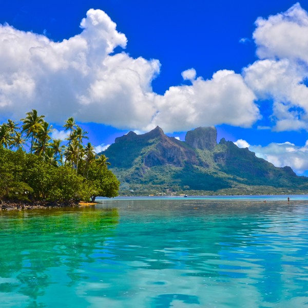 Det ligner næsten et postkort, Bora Bora, Fransk Polynesien