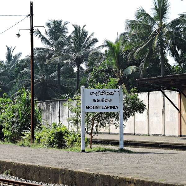 Tog ved Colombo i Sri Lanka