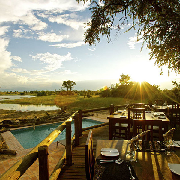 Udsigten fra Nehimba Lodge