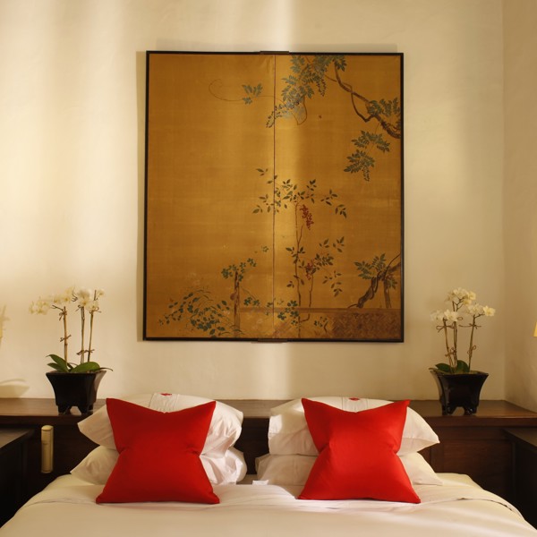 Flot dekoreret værelse, Rachamankha, Chiang Mai, Thailand