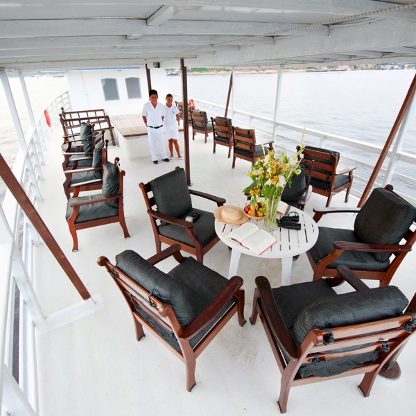 Spisedæk på skibet