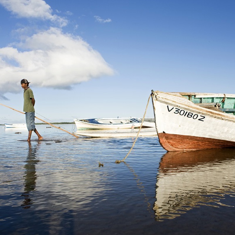 Lokale fiskerbåde, Mauritius