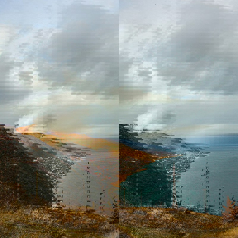 Udsigt over Pogradec