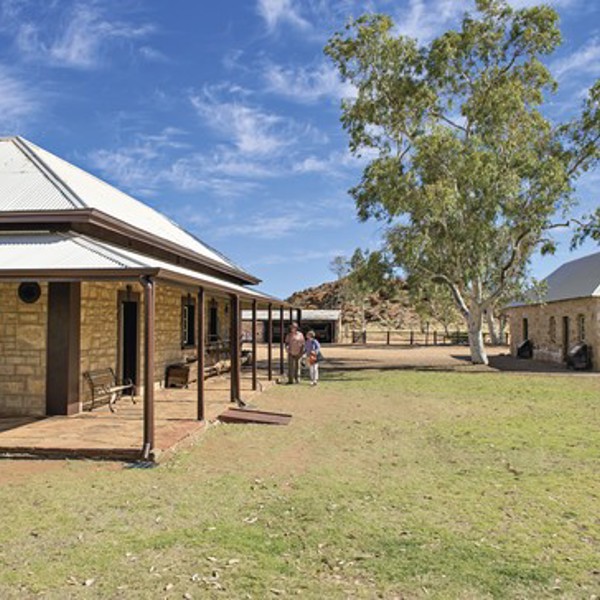 Telegrafstationen i Alice Springs, Australien