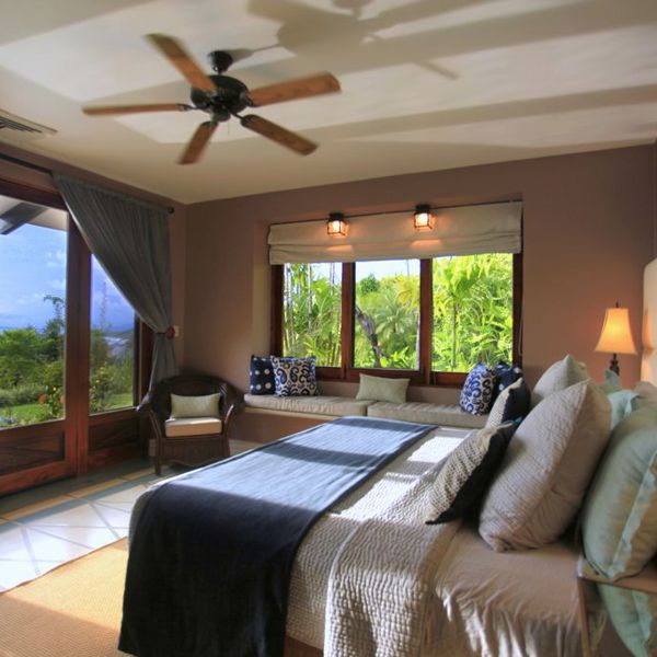 Udsigt fra soveværelset i villa i Costa Rica