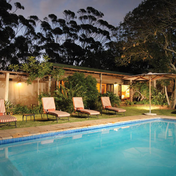 Villa og pool i Kariega reservatet