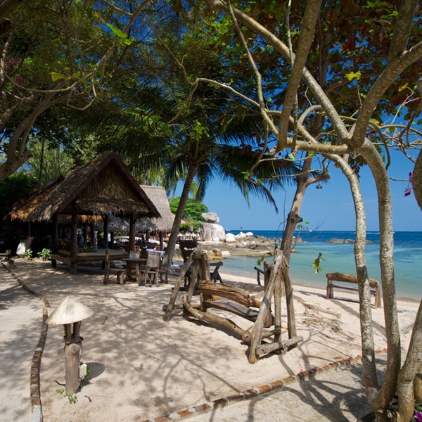 Der er ikke langt til stranden, Sensi Paradise, Koh Tao, Thailand
