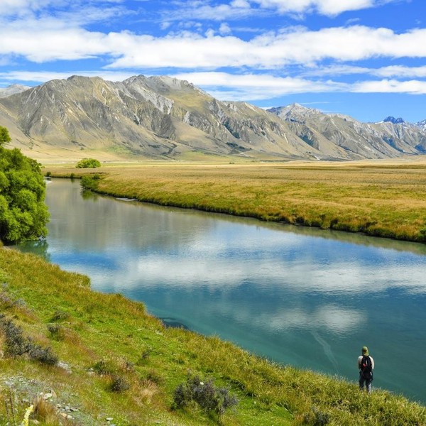 Ahuriri River, Canterbury, New Zealand