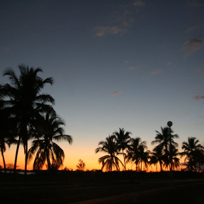 playa larga solnedgang