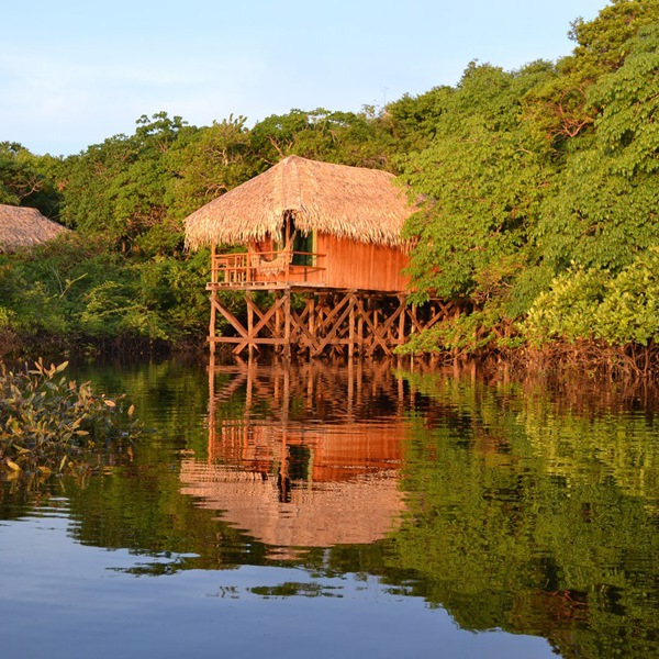 Juma Lodge ved højvande