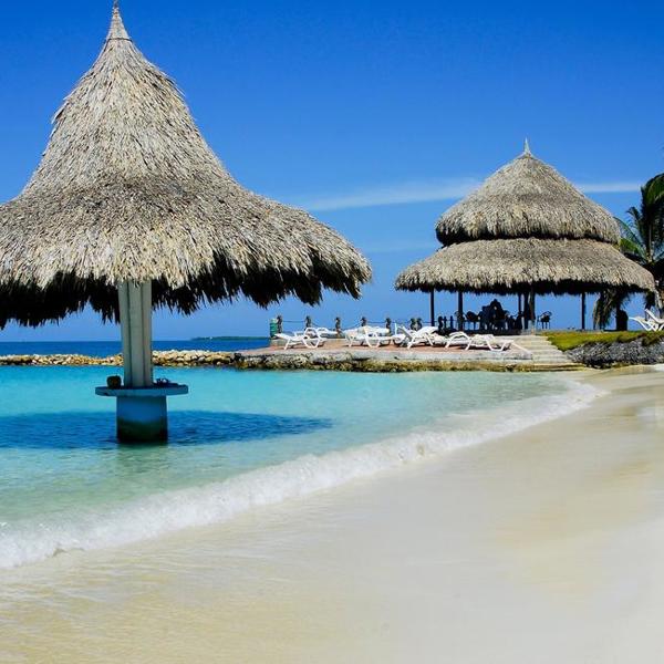 Afslapning på Punta Faro ud for Colombias kyst