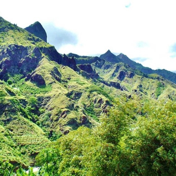 Grøne omgivelser pÃ¥ Santo Antâo, Kap Verde