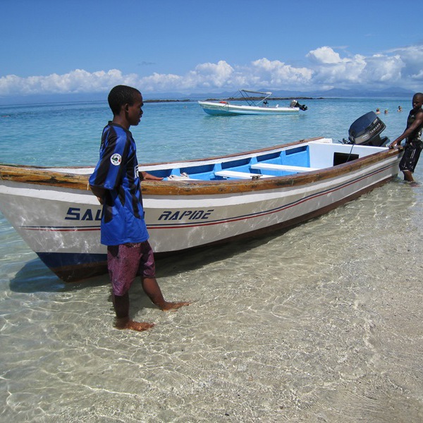 BÃ¥d i krystalklart vand, Nosy Be